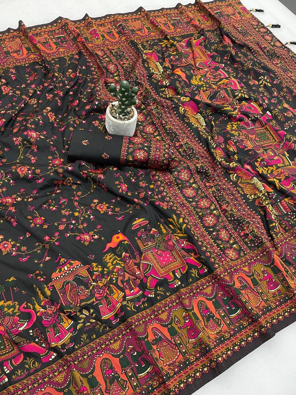 The Rich History of Pashmina Silk Sarees: A Timeless Symbol of Elegance