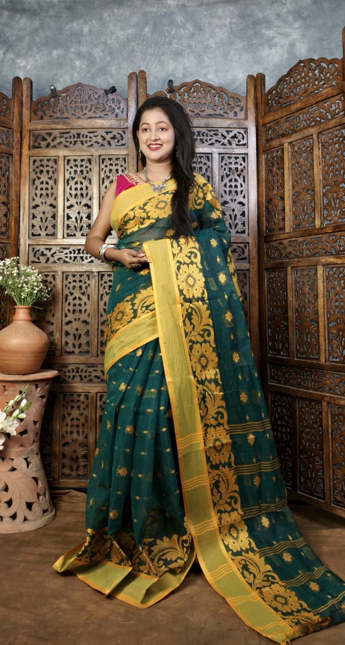 Bengal Special Dhonekhali Tant Saree: A Timeless Symbol of Bengal's Handloom Heritage