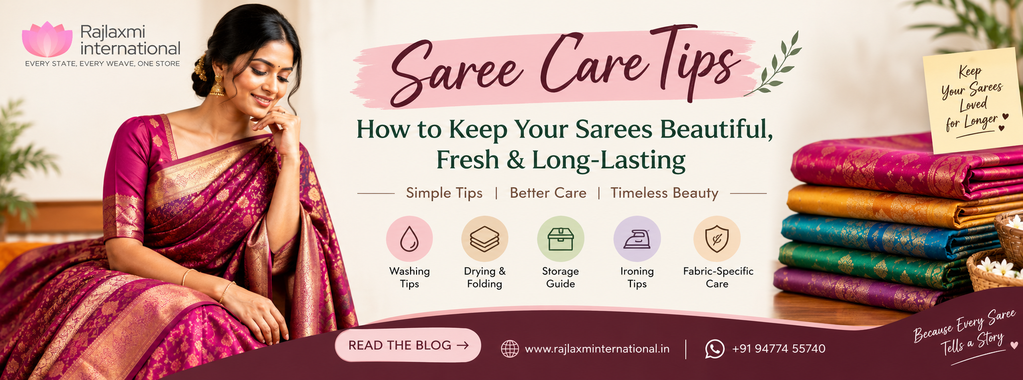 Saree Care Tips: How to Keep Your Sarees Beautiful, Fresh & Long-Lasting