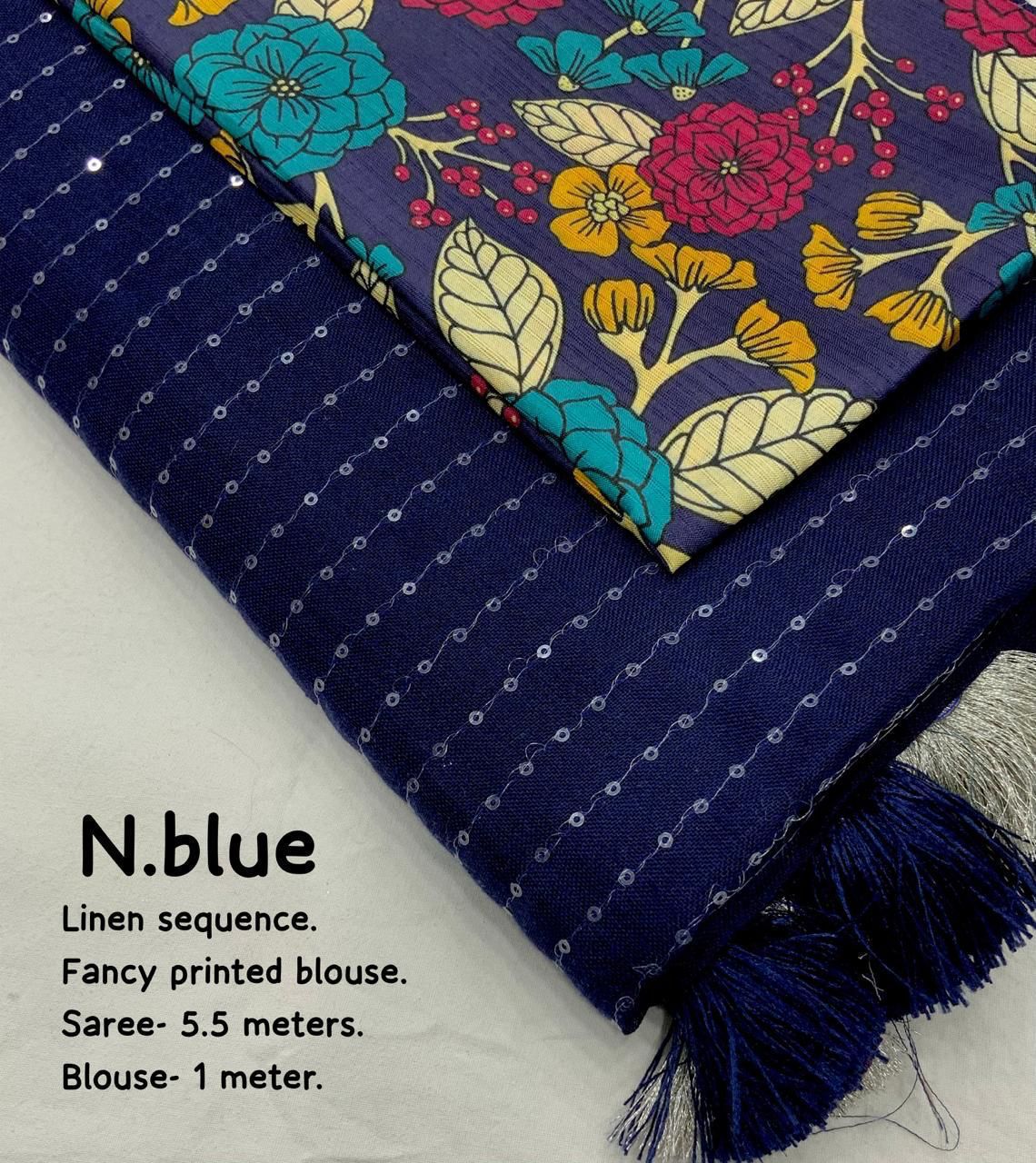 Linen Saree with Self Weaving Checks & Golden Border - SKU11