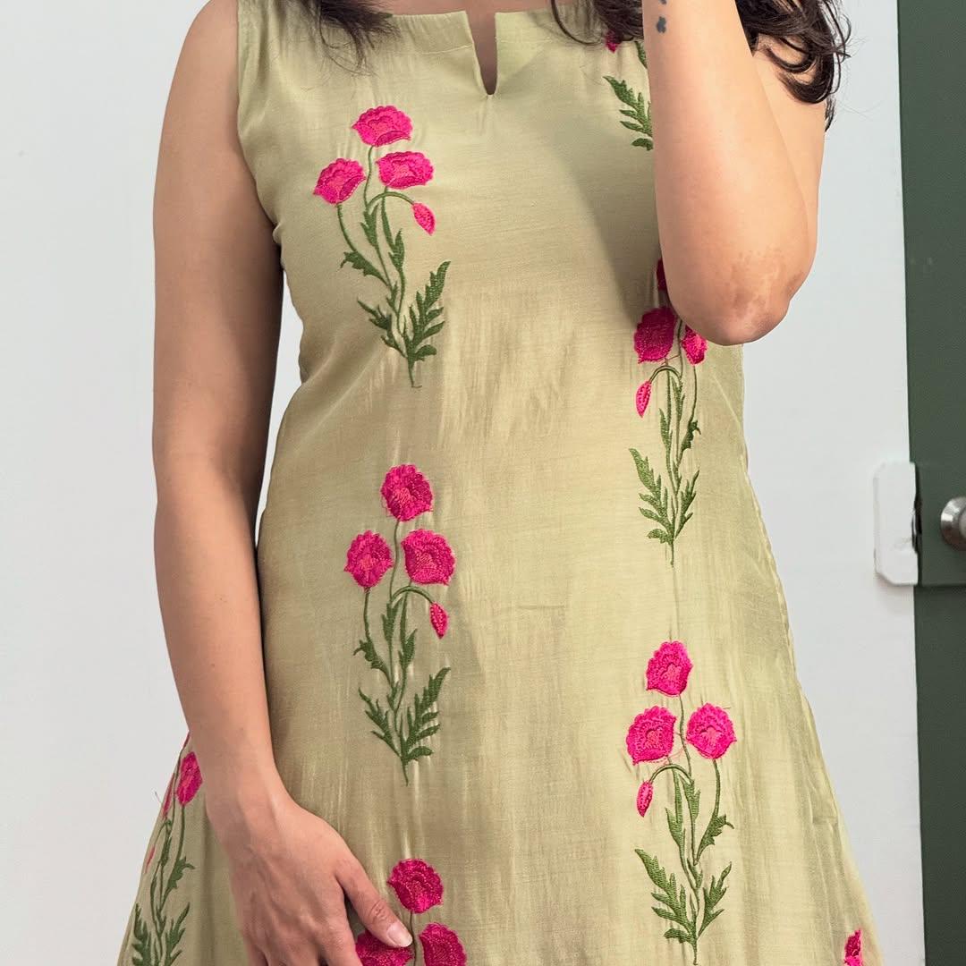 Beautiful Butta machine embroidery Suit Set for a graceful look - SKU3