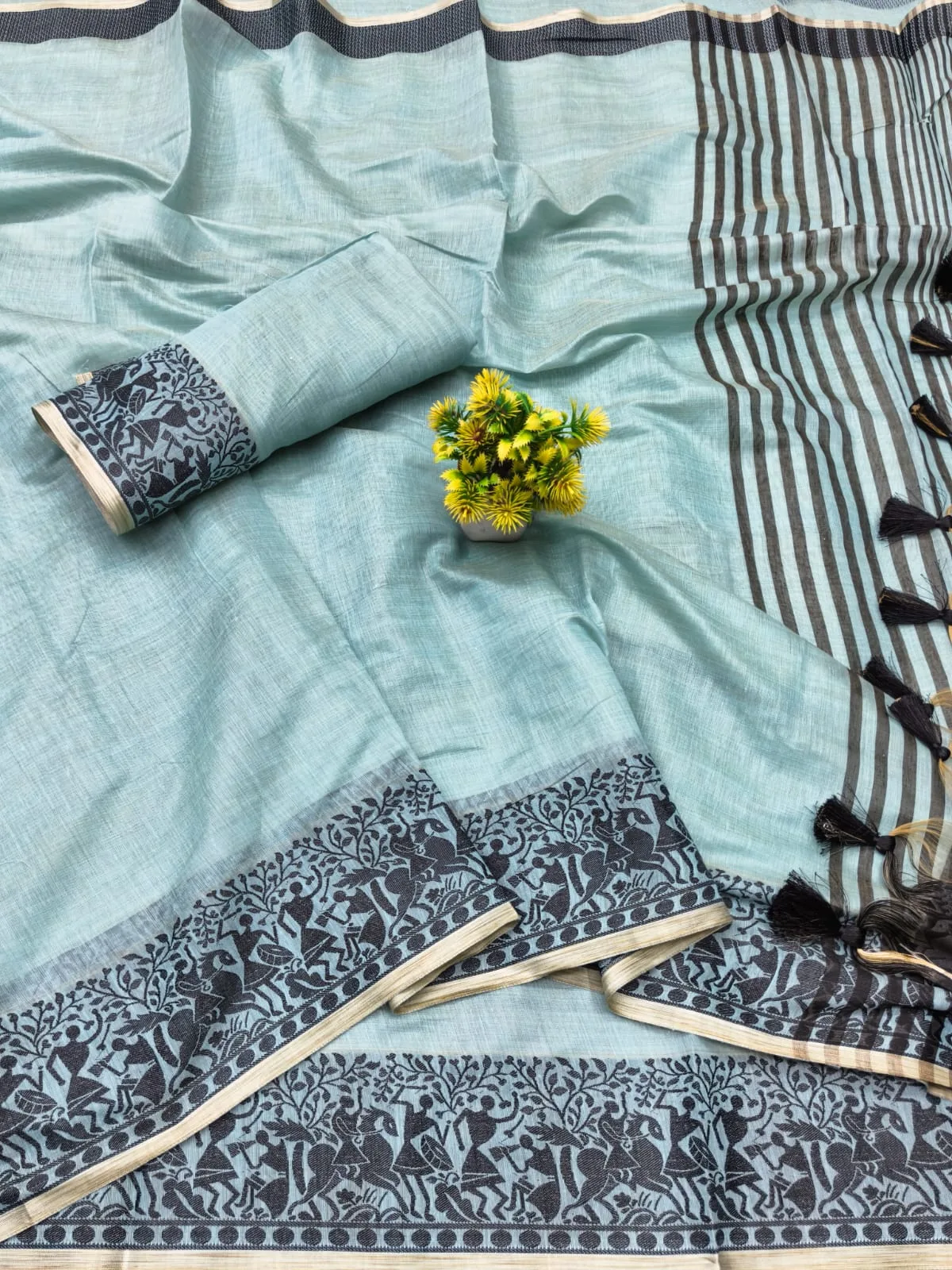 Pure Cotton Soft Silk Saree
