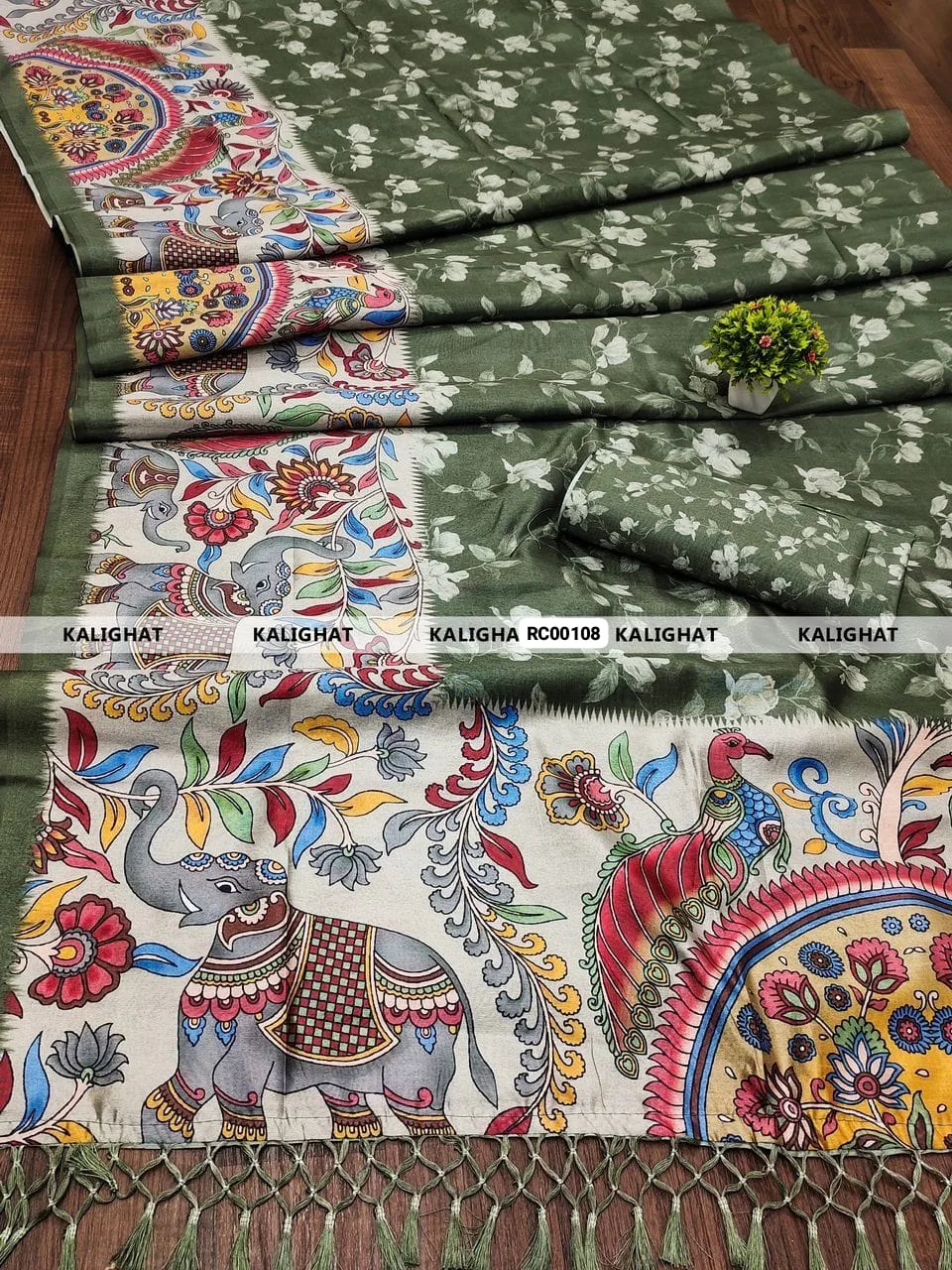 Kalighat Art Saree – A Timeless Blend of Heritage & Elegance - Design 2