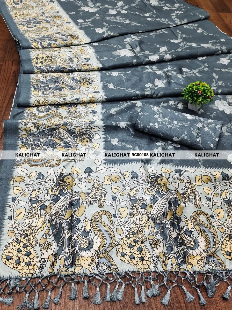 Kalighat Art Saree – A Timeless Blend of Heritage & Elegance - Design 3