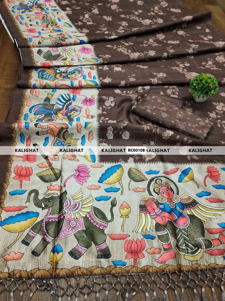 Kalighat Art Saree – A Timeless Blend of Heritage & Elegance - Design 5