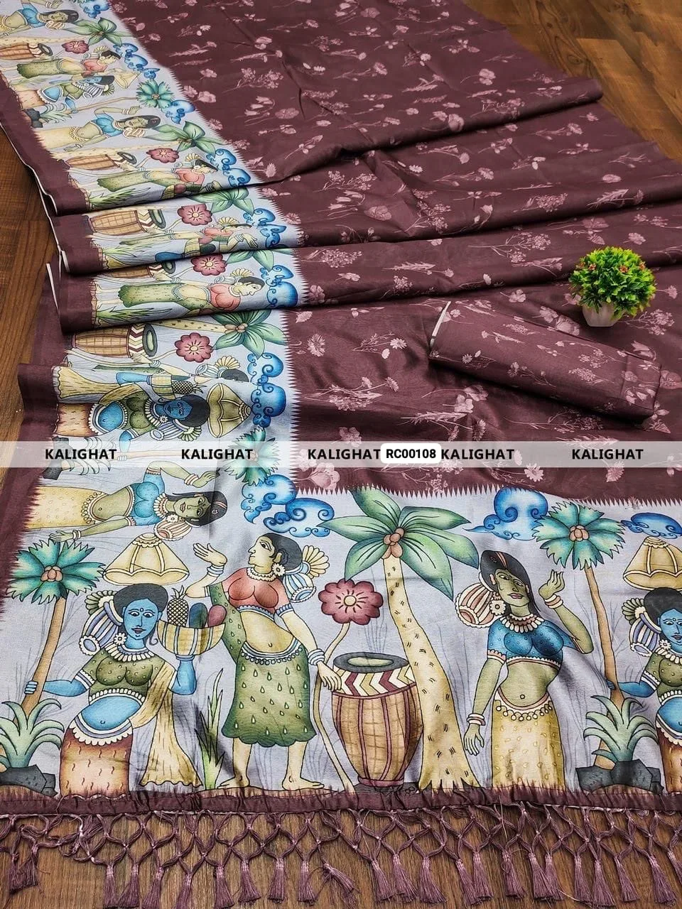 Kalighat Art Saree – A Timeless Blend of Heritage & Elegance - Design 8