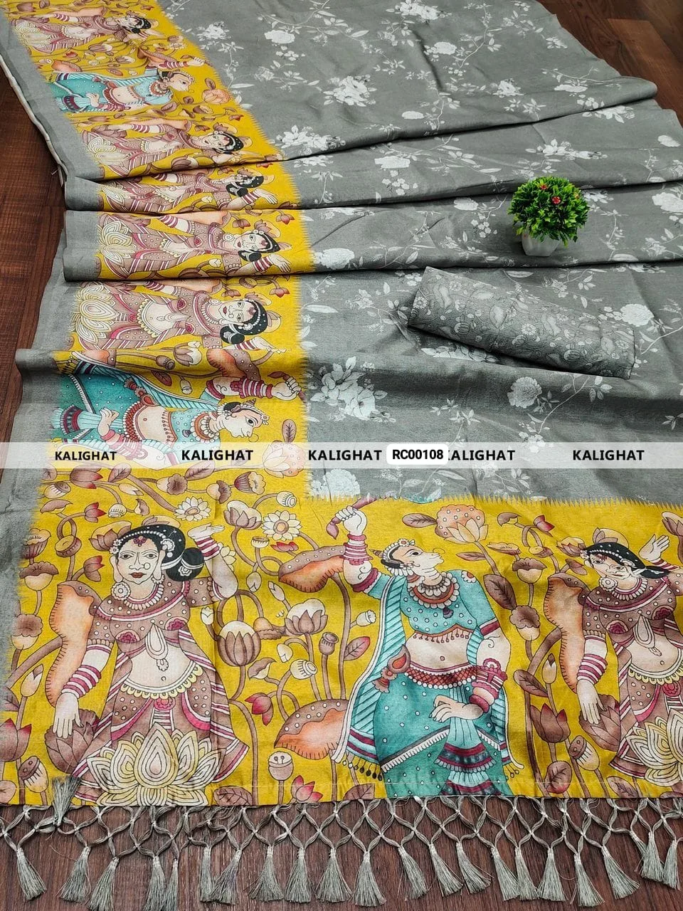 Kalighat Art Saree – A Timeless Blend of Heritage & Elegance - Design 9