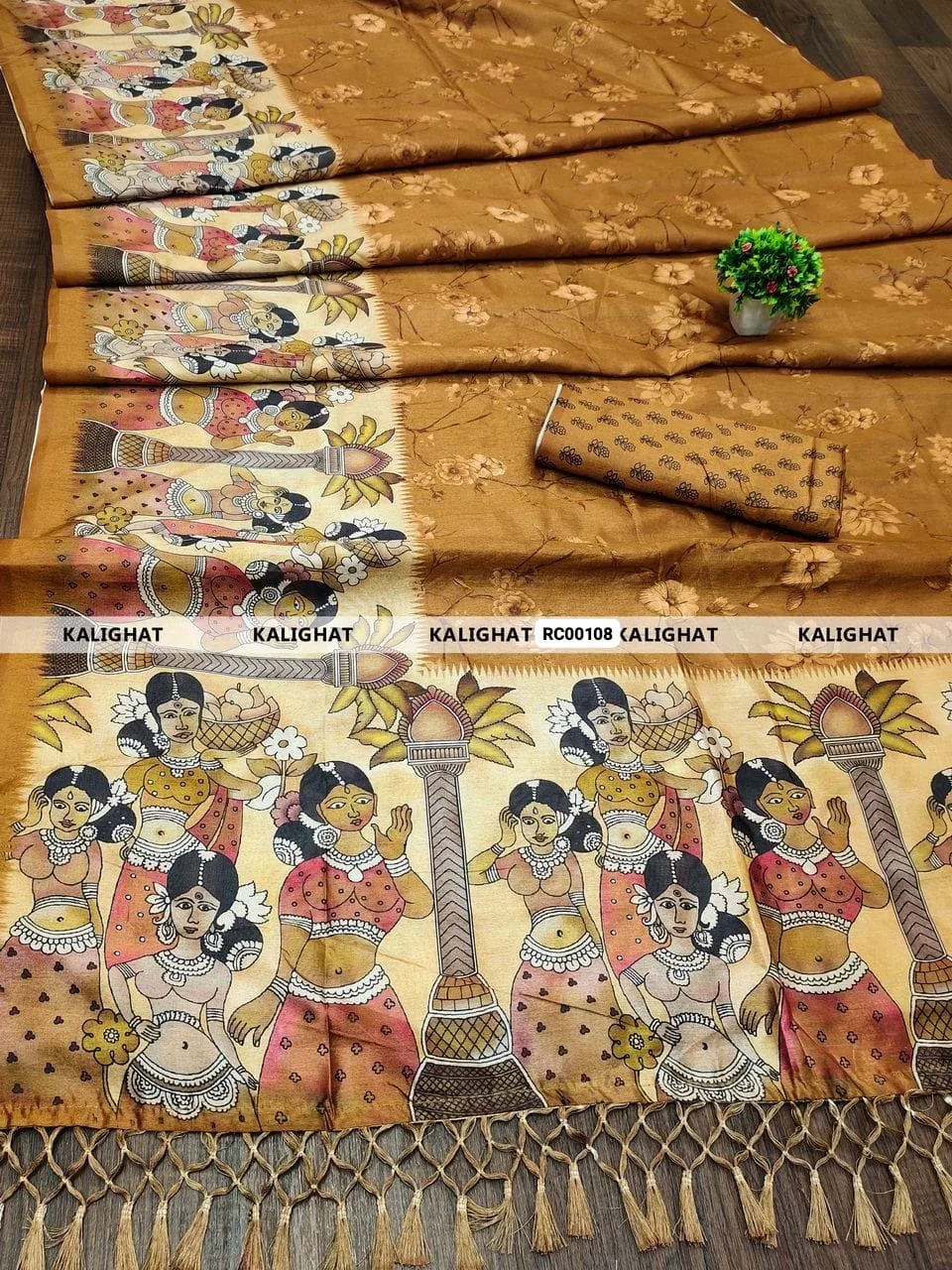 Kalighat Art Saree – A Timeless Blend of Heritage & Elegance - Design 10