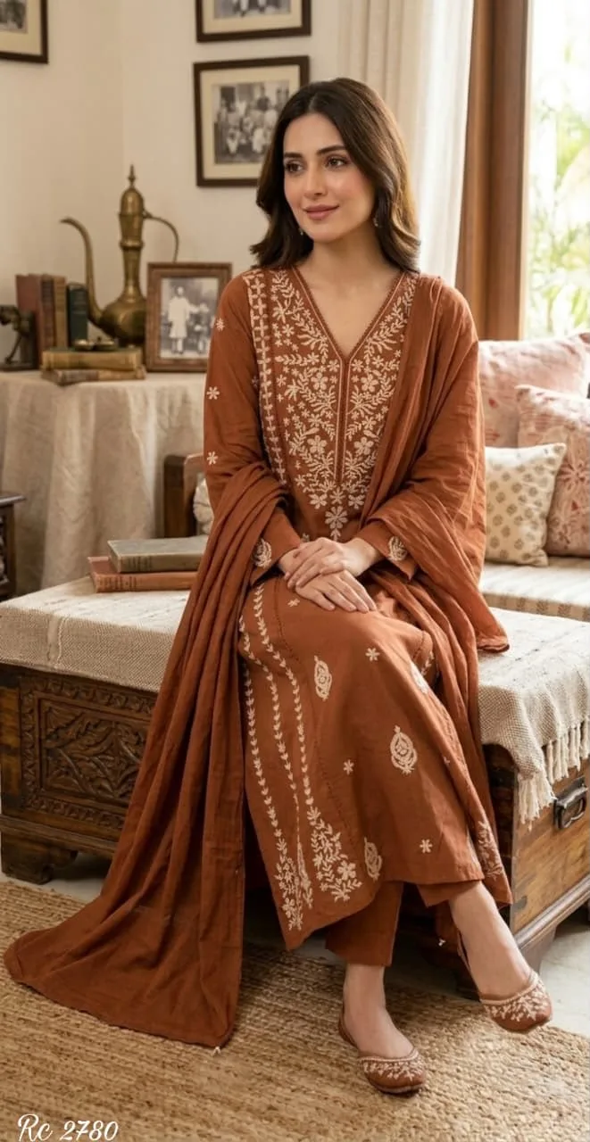 Raksha Bandhan Special Cotton Designer Kurta Set