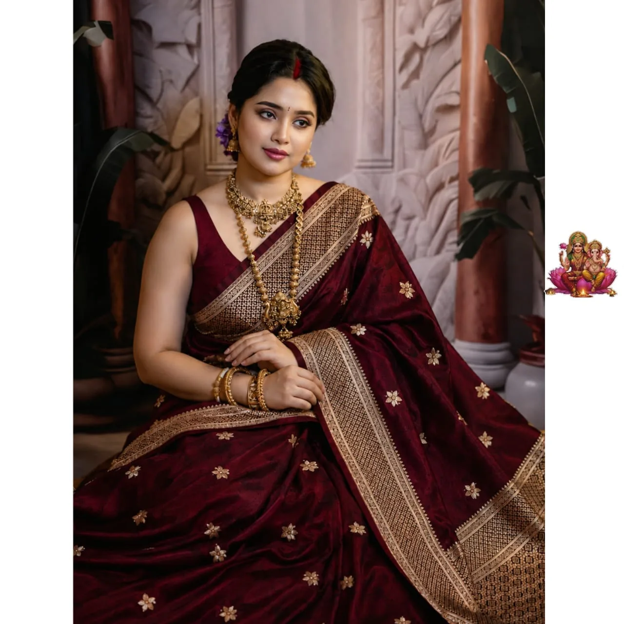 Beautiful Tanchoi Katan Silk Saree