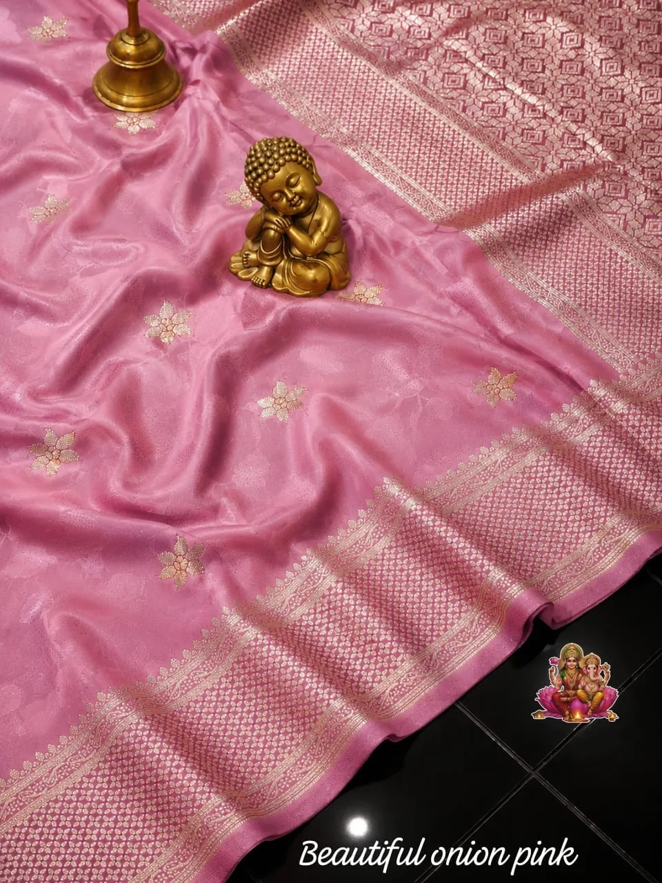 Beautiful Tanchoi Katan Silk Saree - Pink