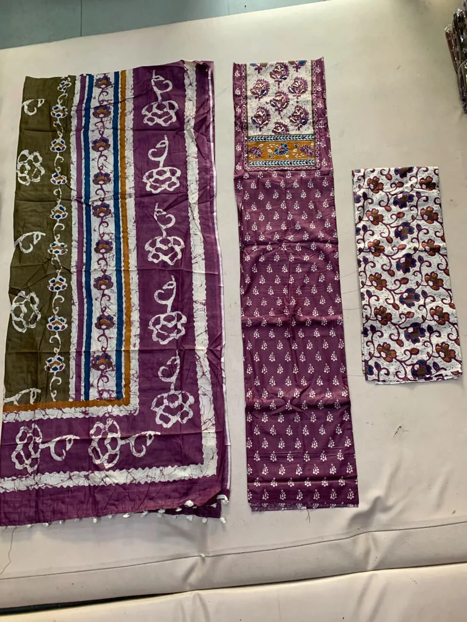 PURE COTTON AJRAKH 3-PIECE DRESS MATERIAL - Design11
