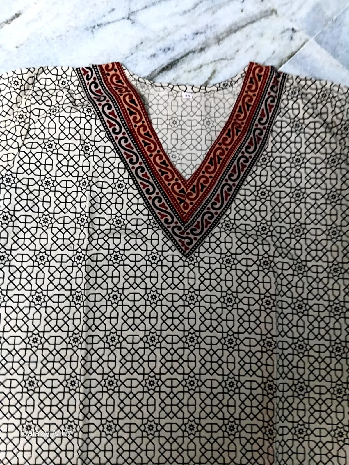 Ajrakh Cotton Kurti – Puja Special Offer - Design2