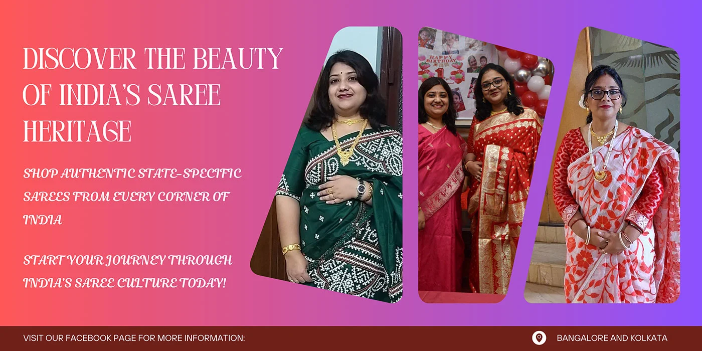 Rajlaxmi International saree collection banner